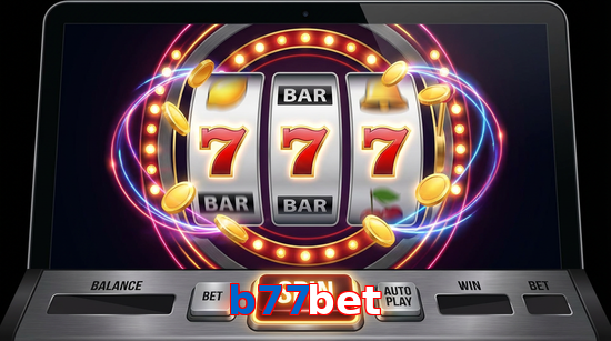 Main screen of B77bet slots page for PK players